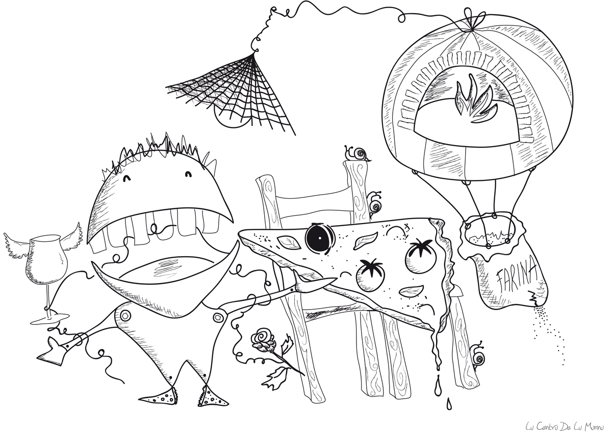 Tovaglietta pizza stampa